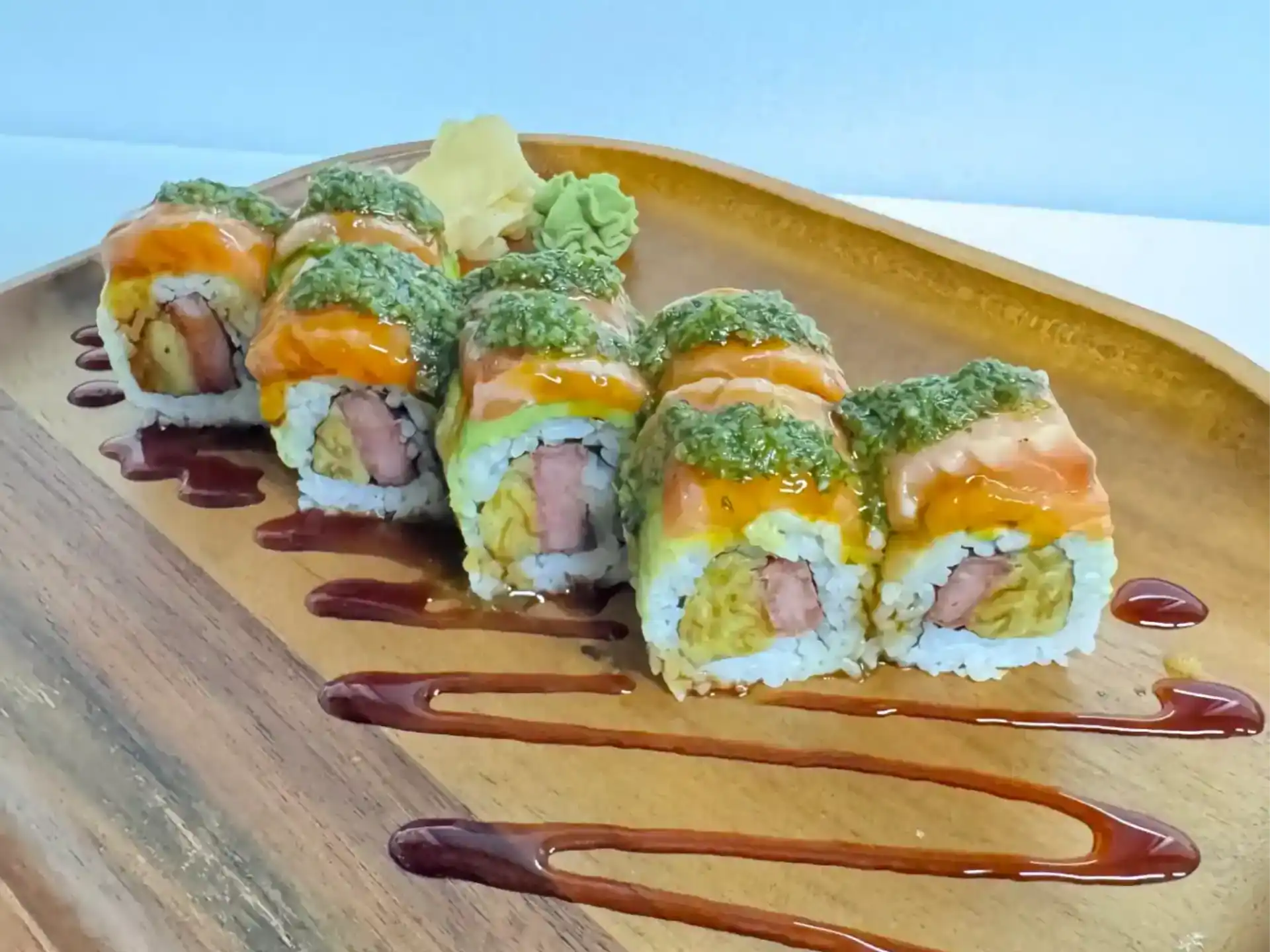 Chef Preparing Sushi